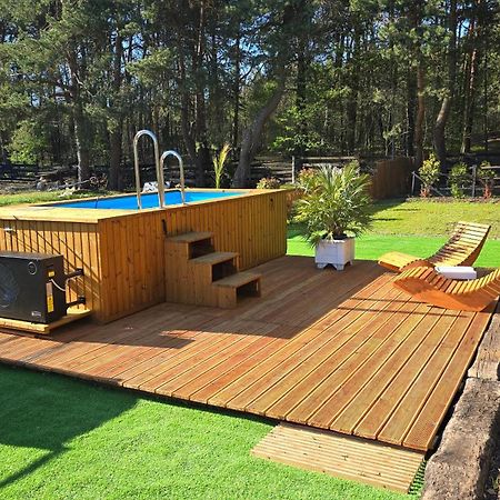 Vip Village Las Woda Rower - Podgrzewany Basen, Balia, Sauna Miedzierza Экстерьер фото