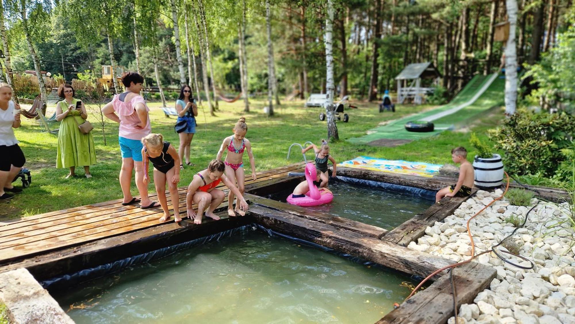 Vip Village Las Woda Rower - Podgrzewany Basen, Balia, Sauna Miedzierza Экстерьер фото