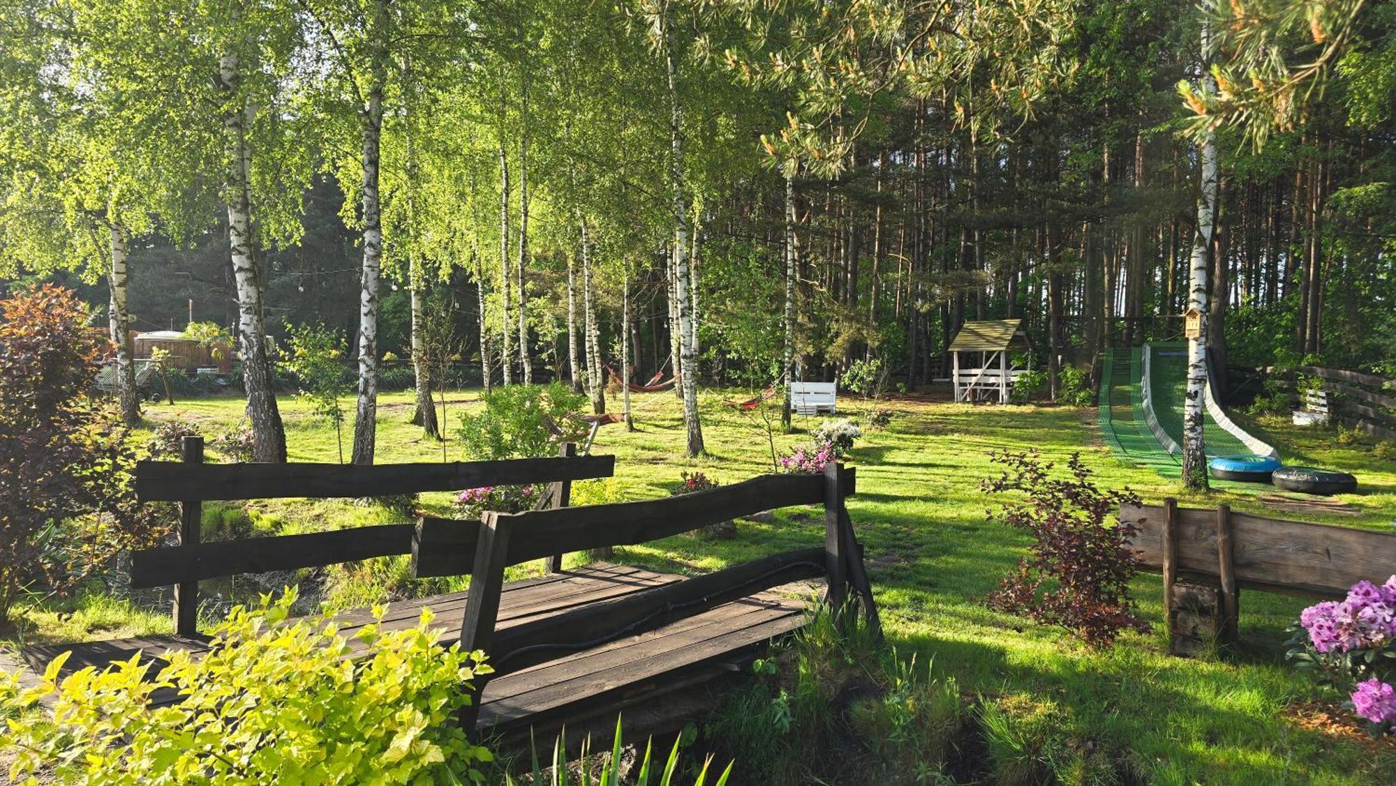 Vip Village Las Woda Rower - Podgrzewany Basen, Balia, Sauna Miedzierza Экстерьер фото