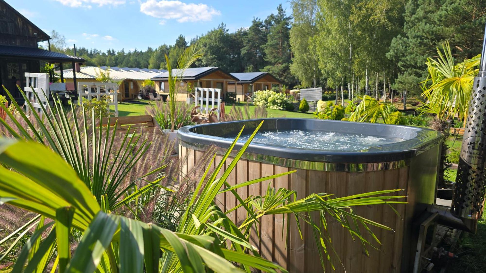 Vip Village Las Woda Rower - Podgrzewany Basen, Balia, Sauna Miedzierza Экстерьер фото